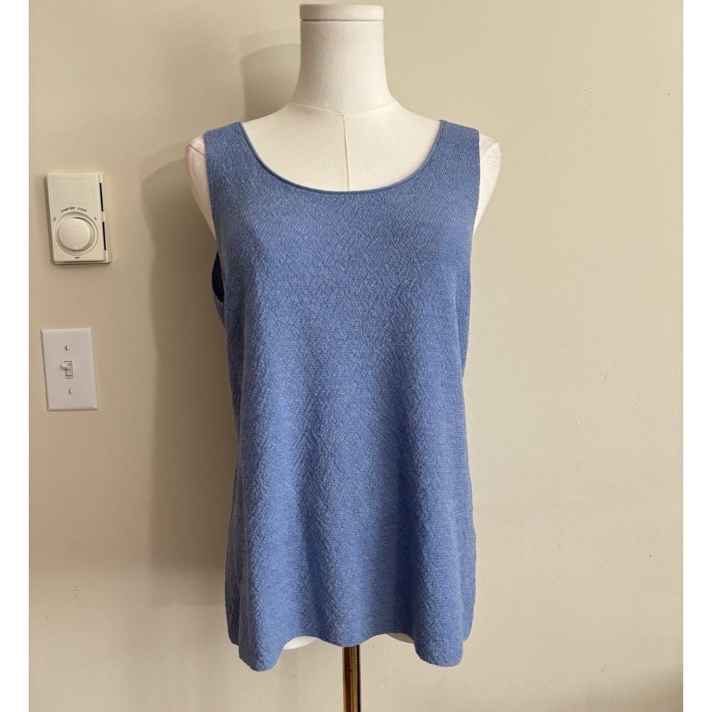 Vintage Eileen Fisher Sleeveless Top Womens Small 100% Wool‎ Lightweight Chic